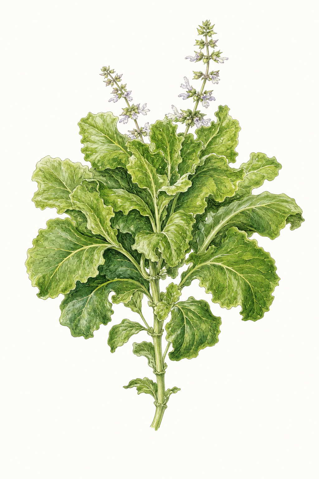 Botanical illustration of Persian