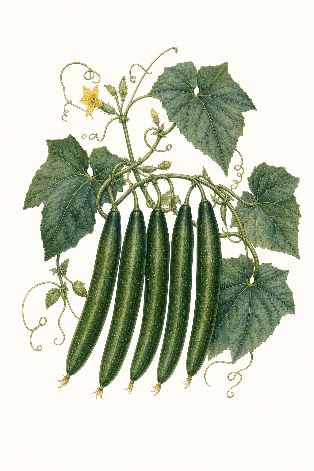 Botanical illustration of Jezebel