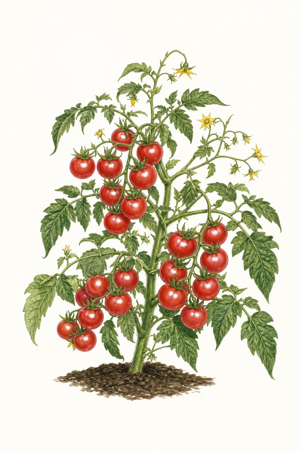 Botanical illustration of Sakura