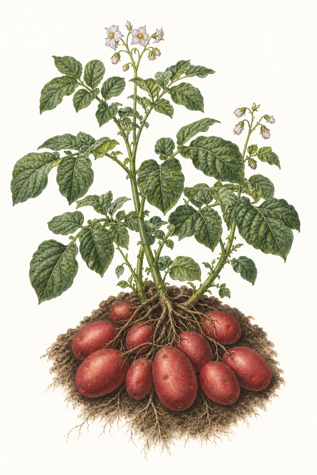 Botanical illustration of Adirondack Red