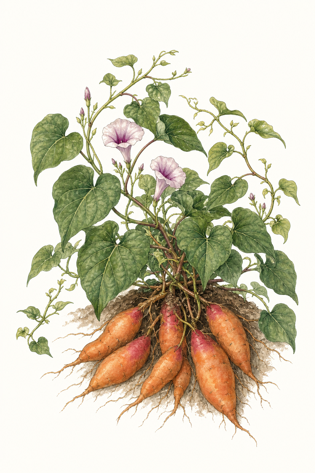 Botanical illustration of Carolina Ruby
