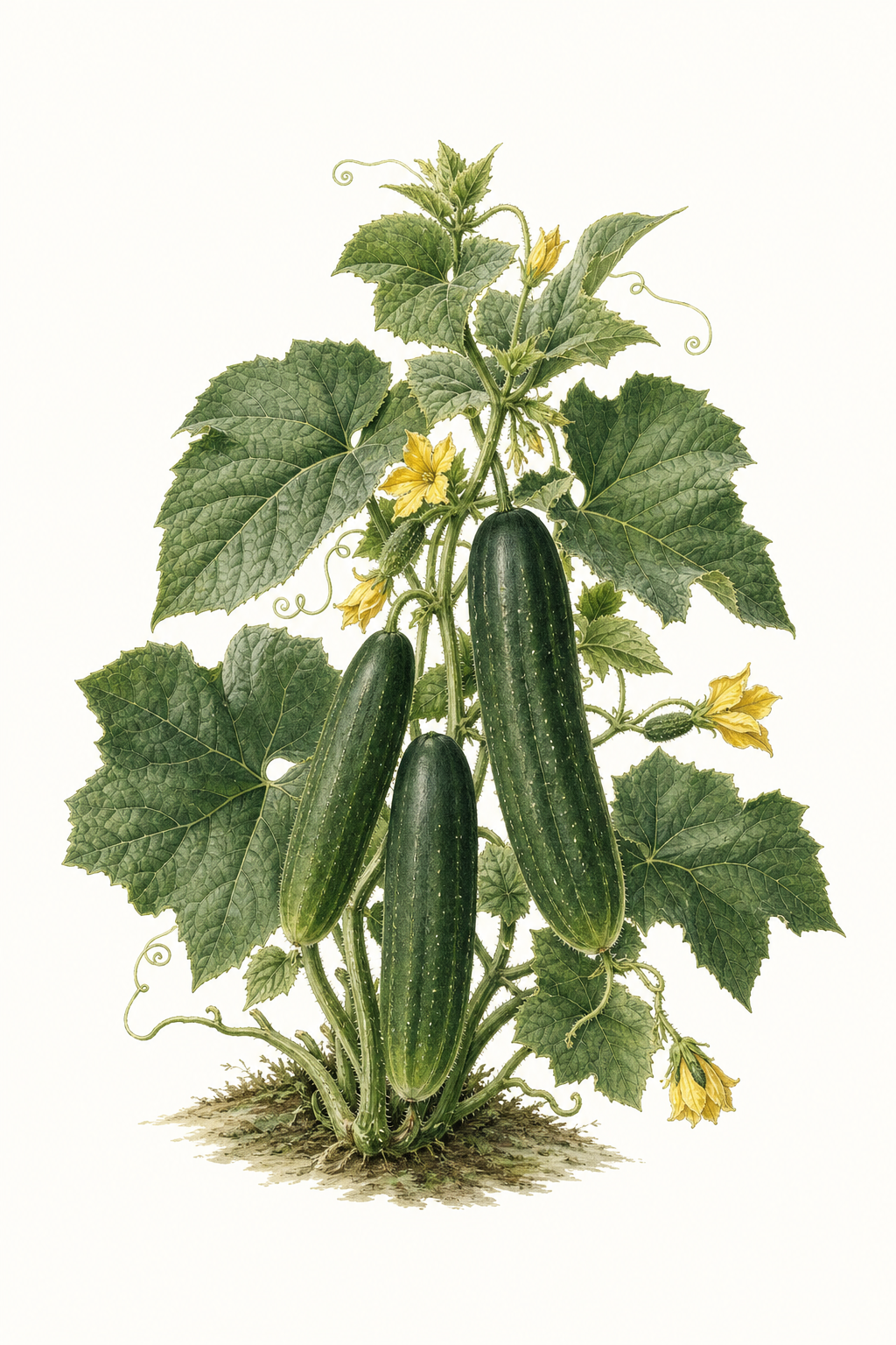 Botanical illustration of Bush Champion