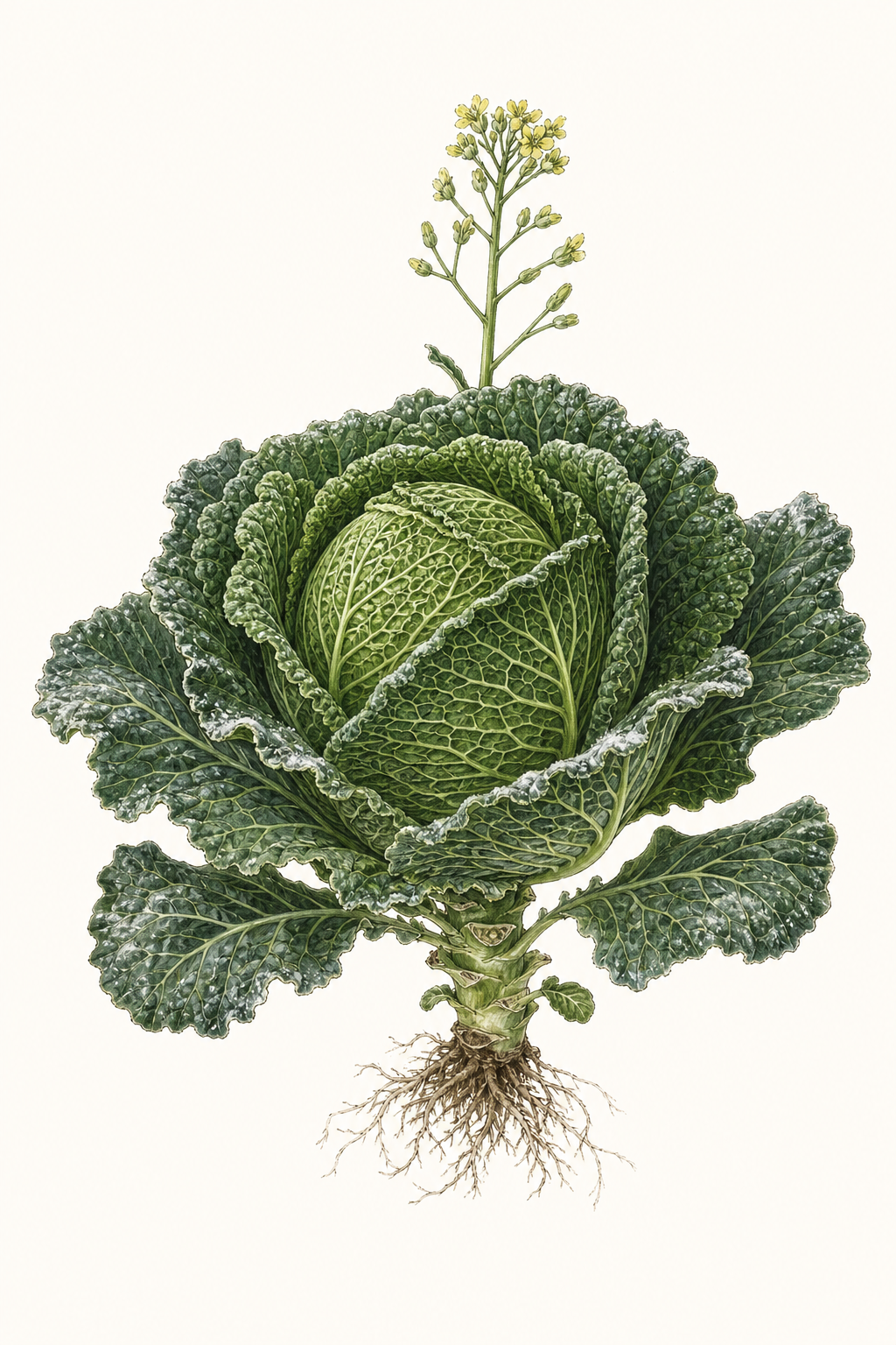 Botanical illustration of January King