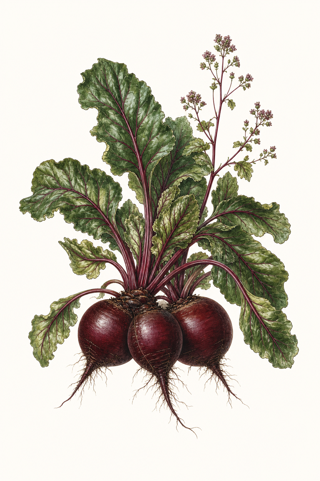 Botanical illustration of Bull's Blood