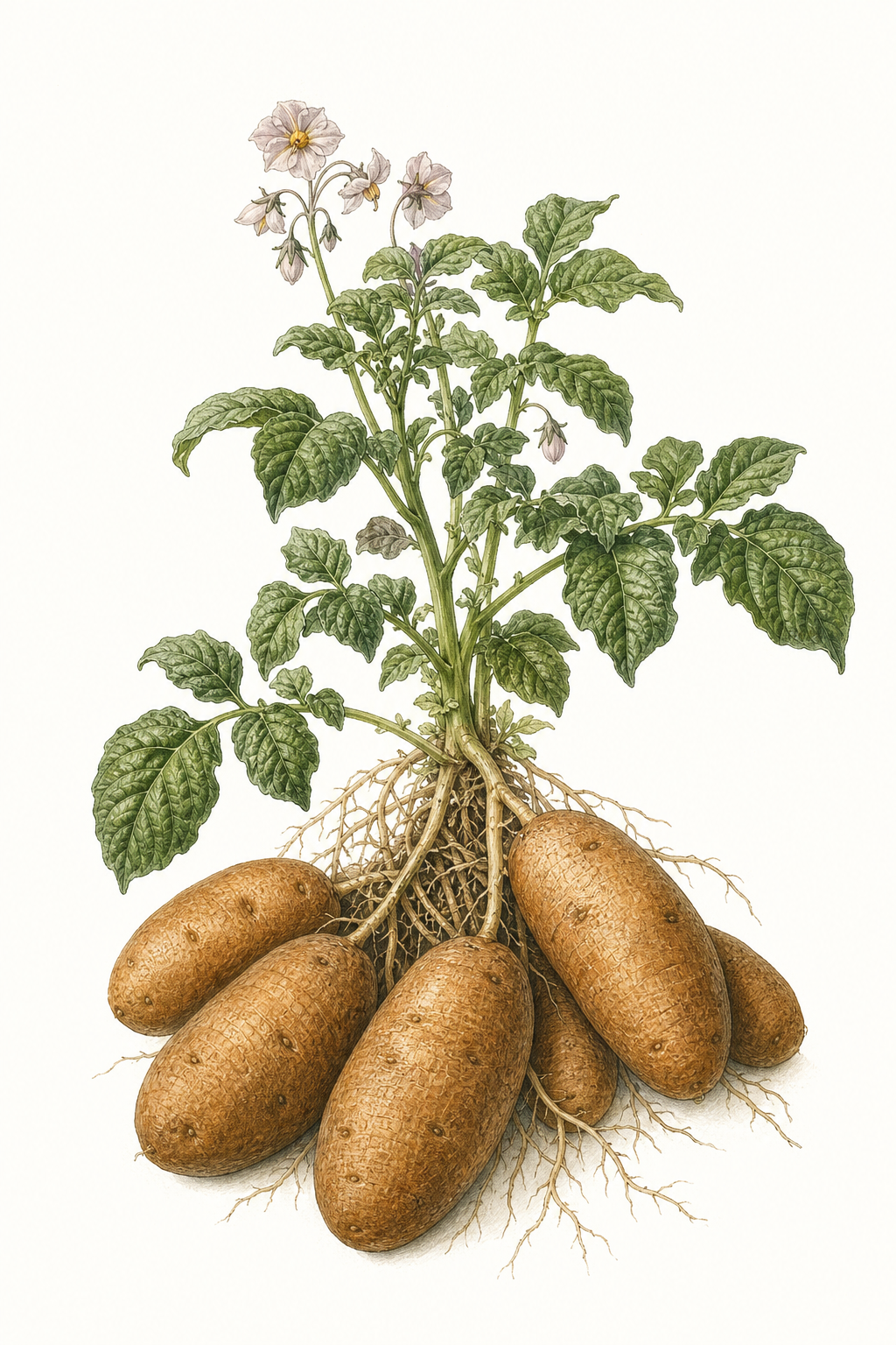 Botanical illustration of Ranger Russet