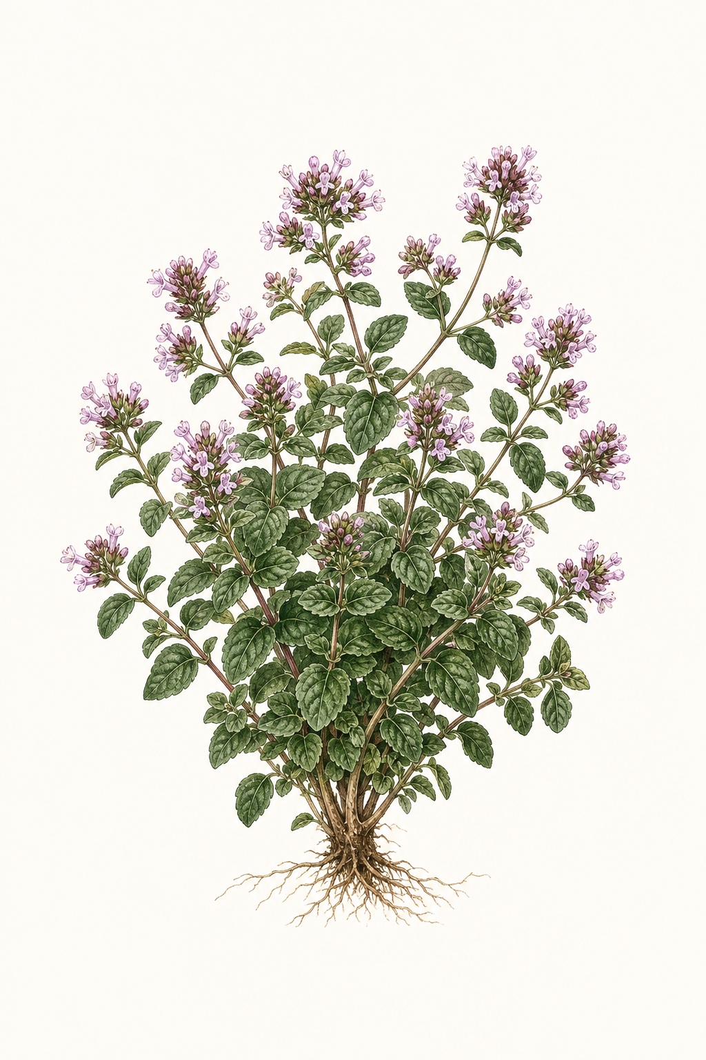 Botanical illustration of Hot And Spicy Oregano