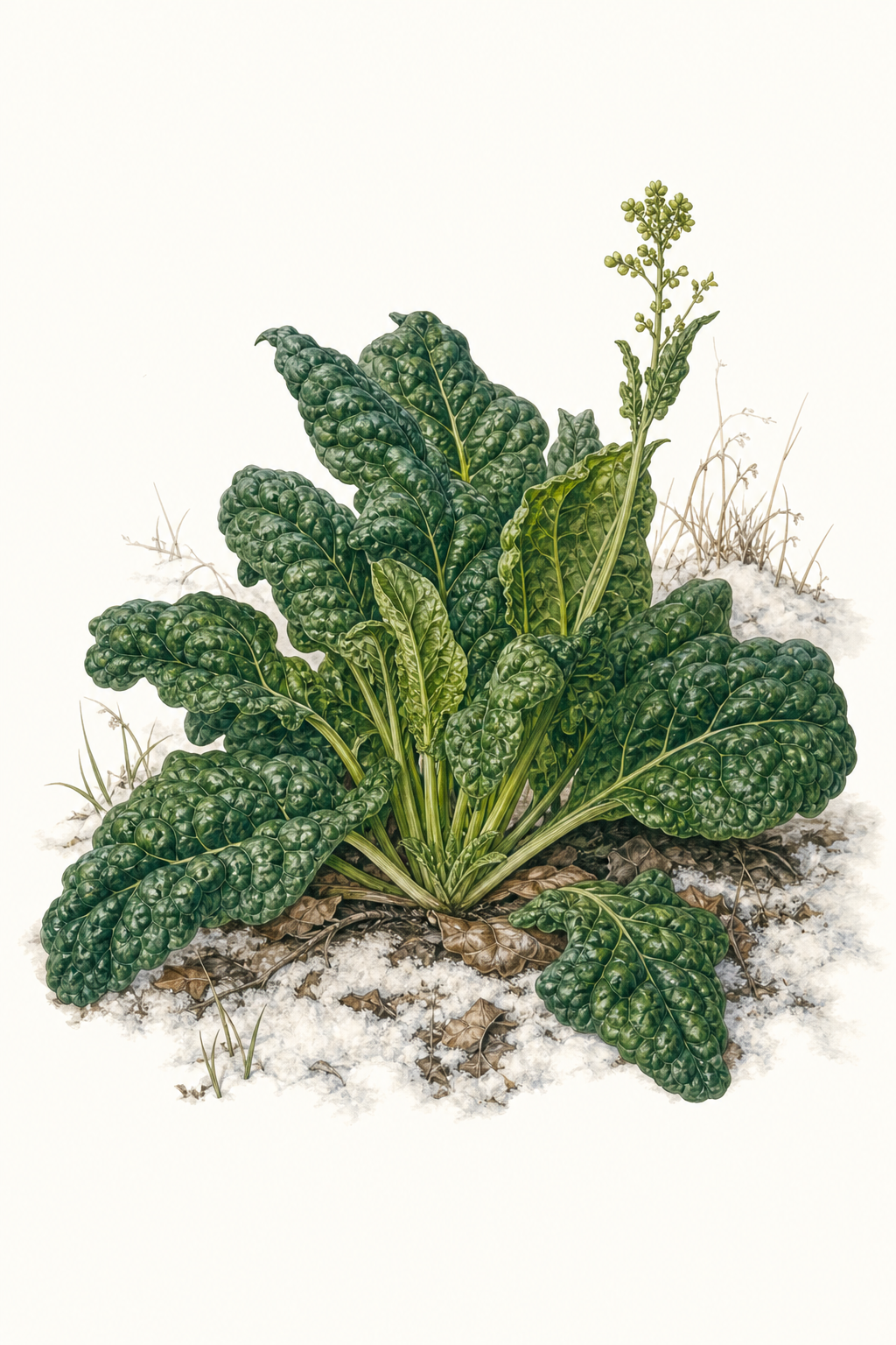 Botanical illustration of Giant Winter