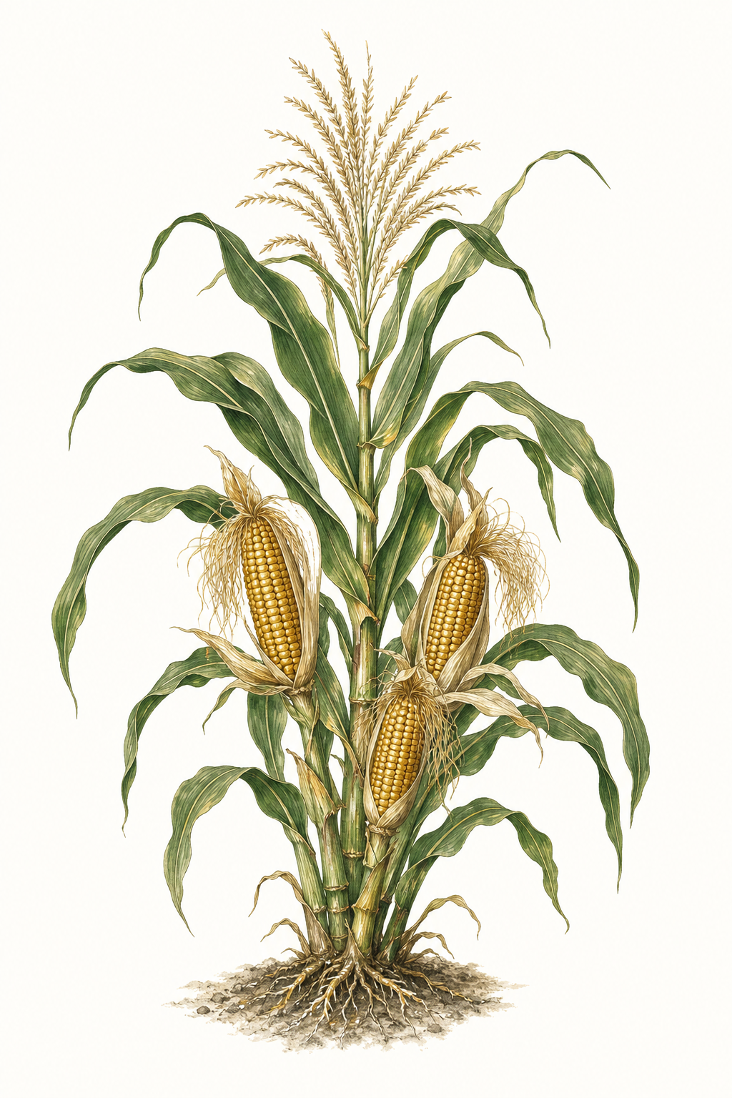 Botanical illustration of Kettle Corn