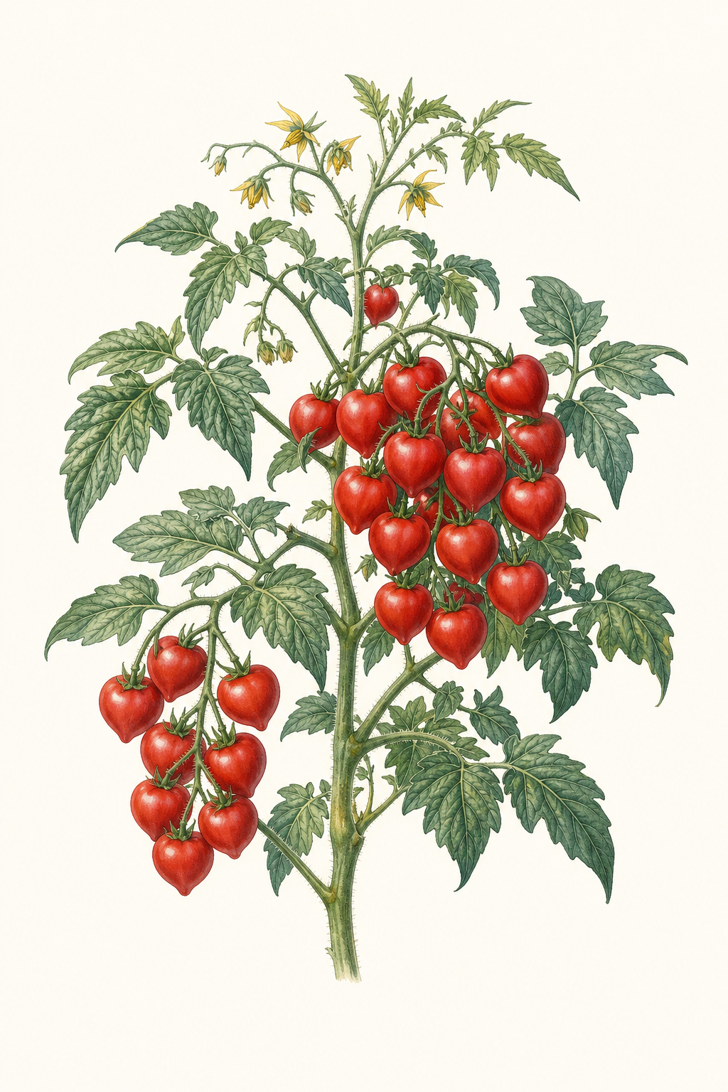 Botanical illustration of Sweetheart Of The Patio