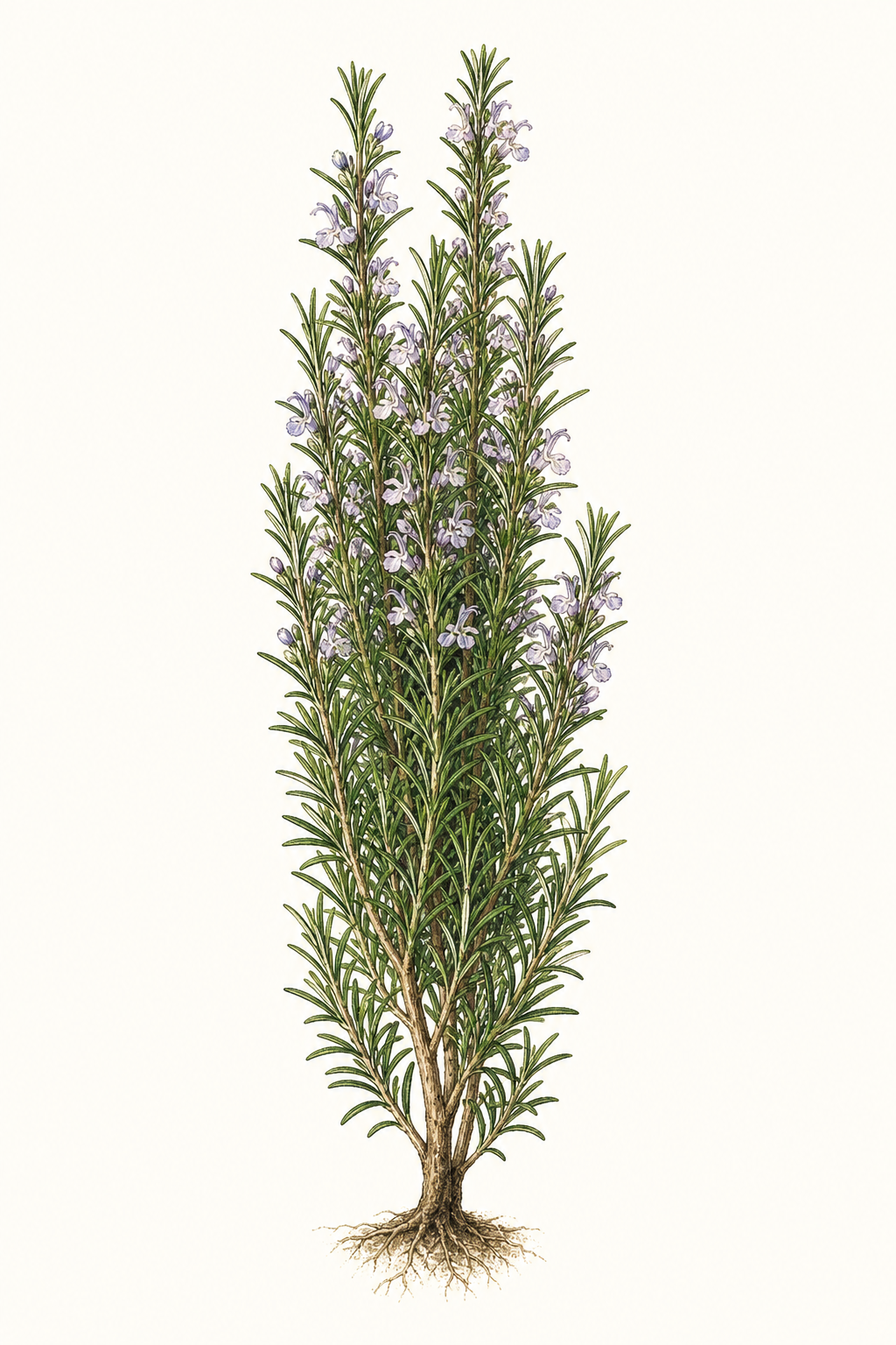 Botanical illustration of Miss Jessop's Upright