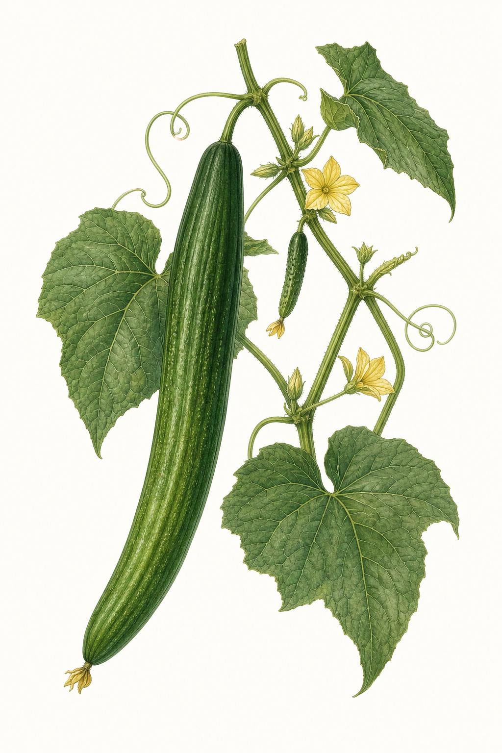 Botanical illustration of Green Dragon