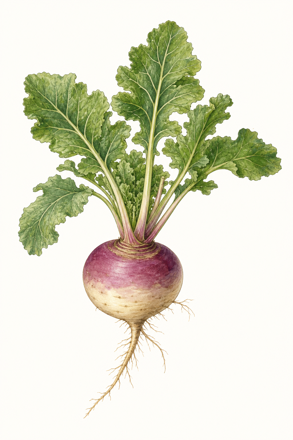Botanical illustration of Purple Haze