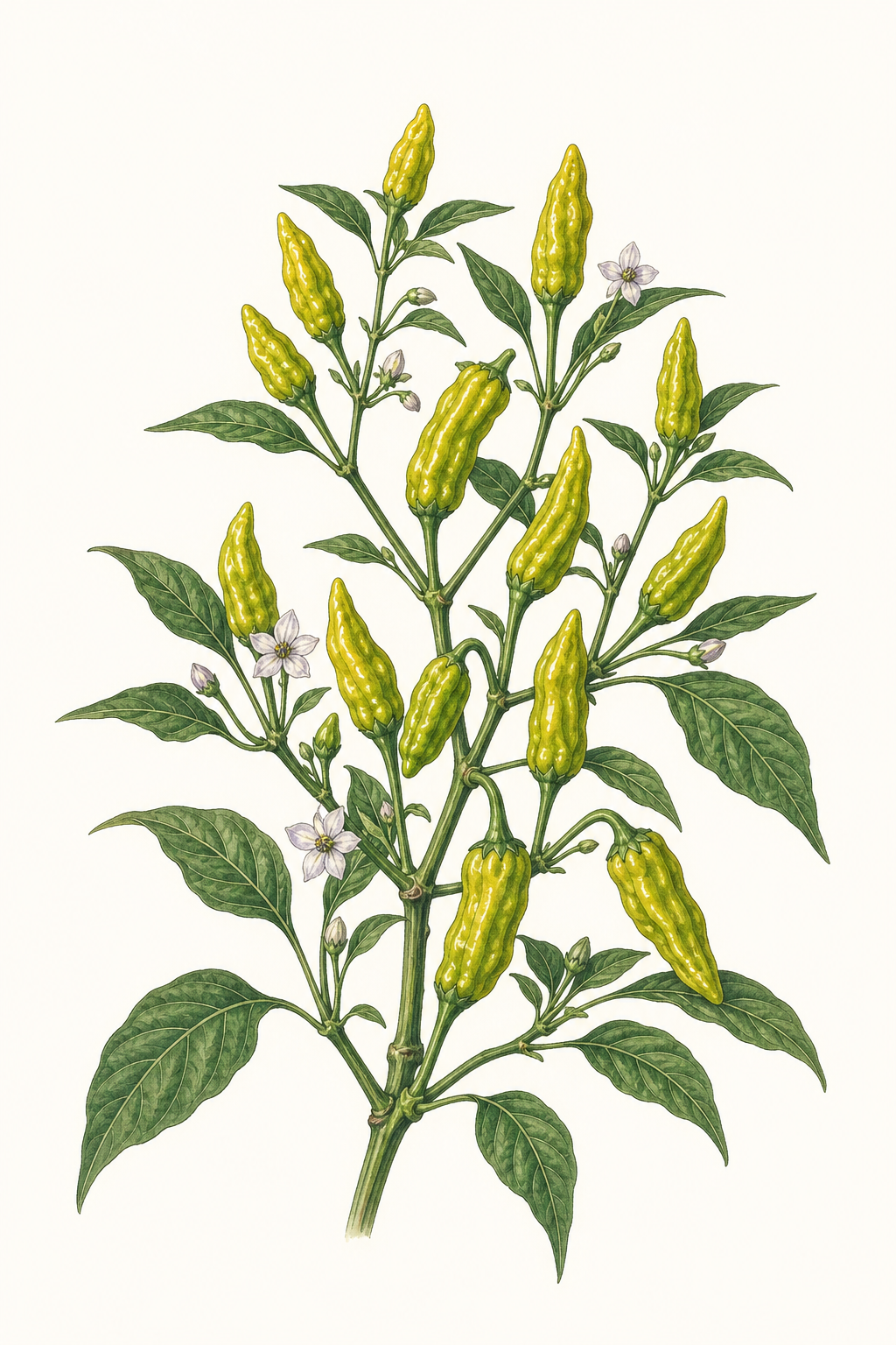 Botanical illustration of Mellow Star
