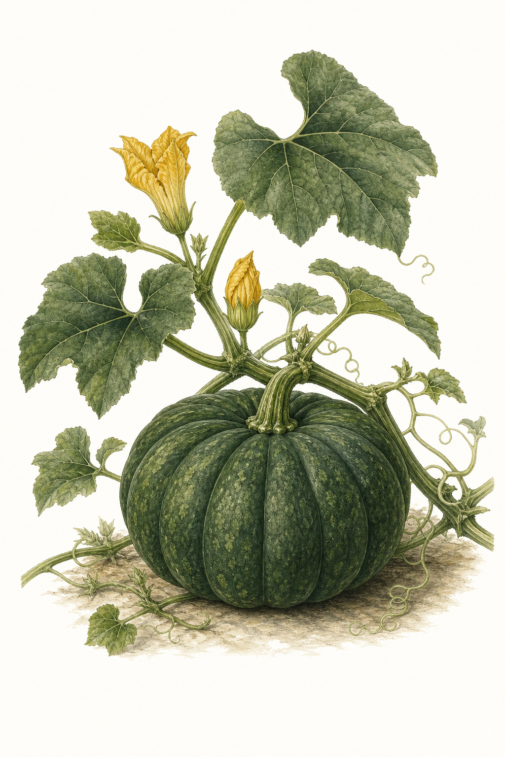 Botanical illustration of Tiana