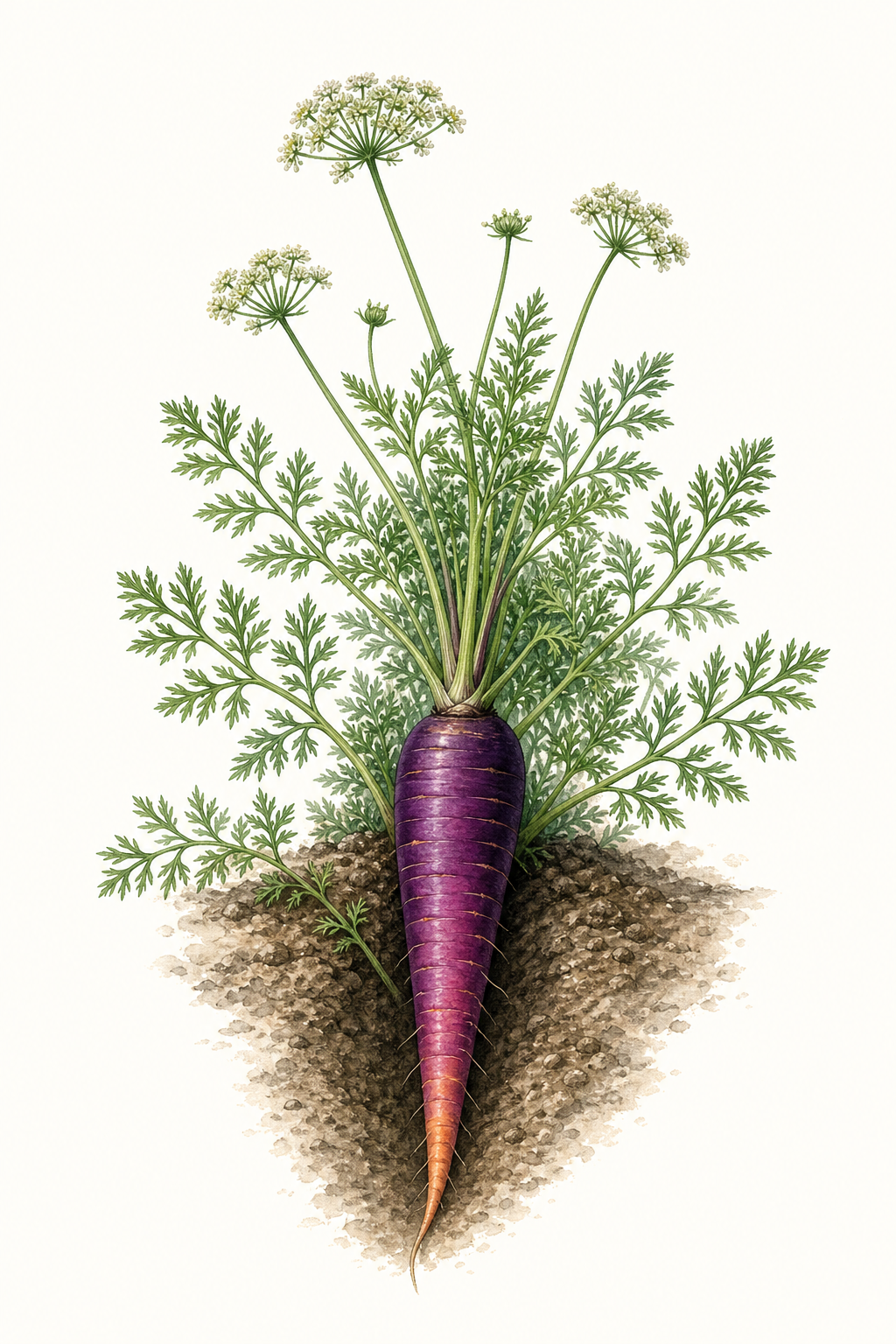 Botanical illustration of Cosmic Purple