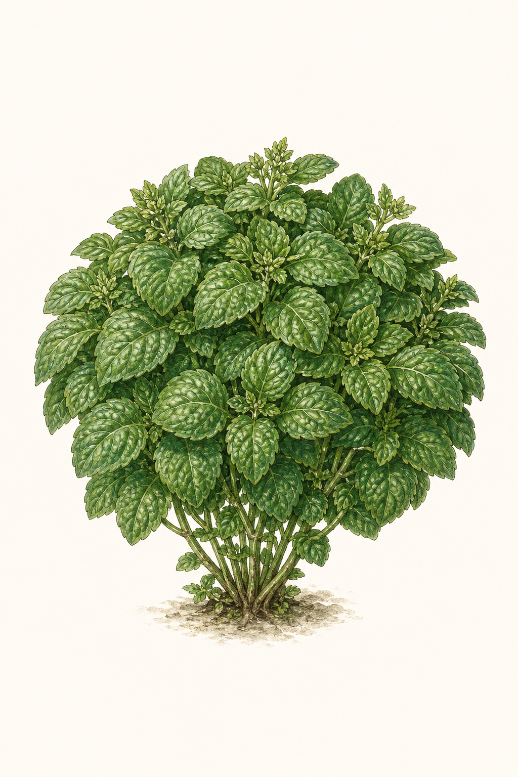 Botanical illustration of Spicy Globe