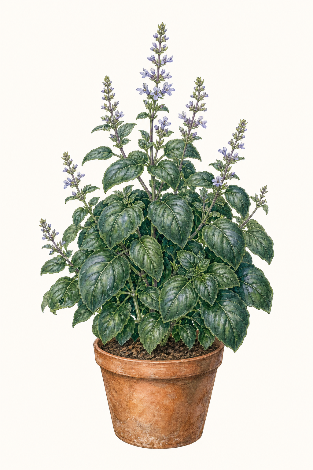 Botanical illustration of Blue Spice
