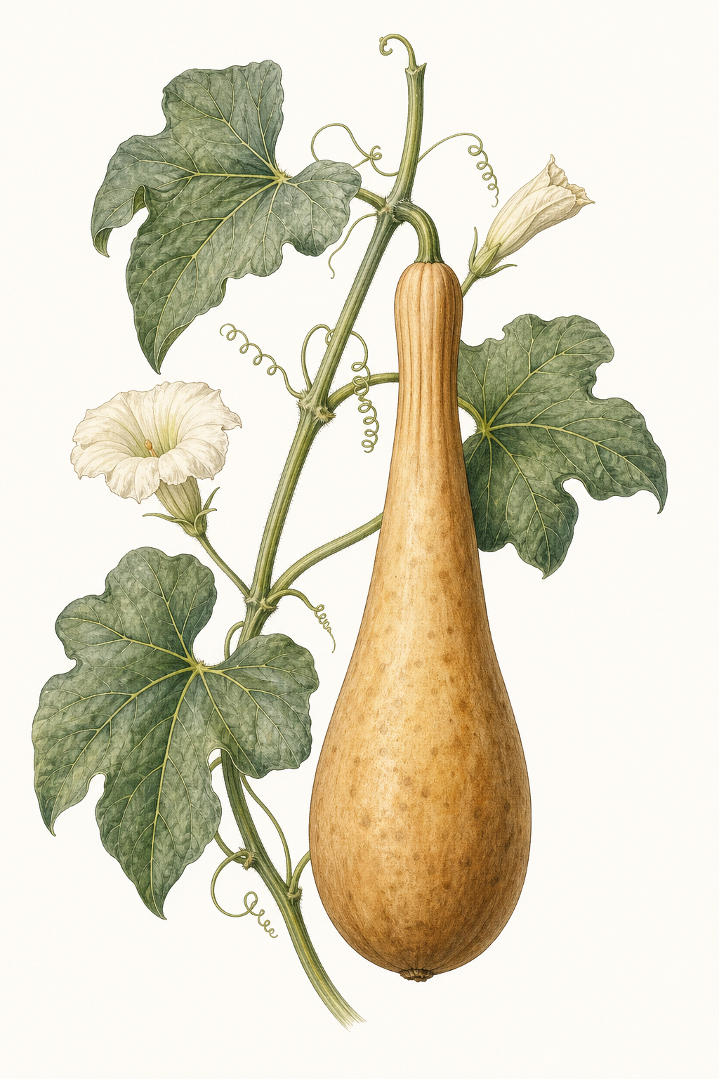 Botanical illustration of Tobacco Box