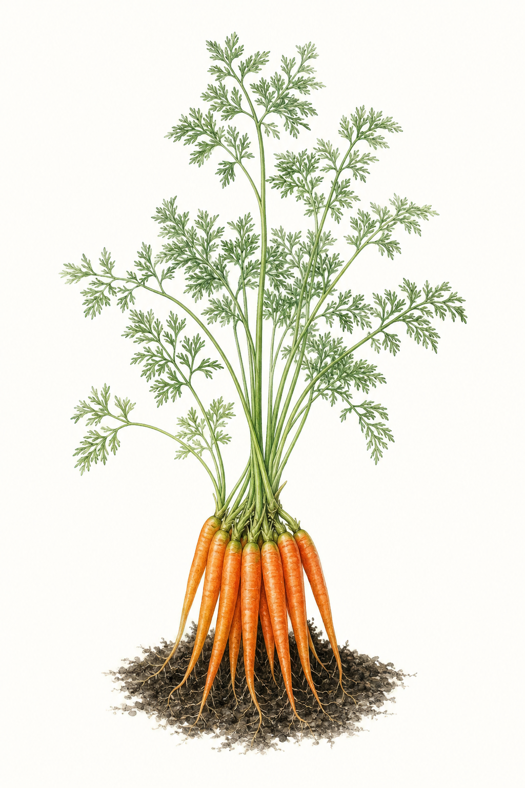 Botanical illustration of Little Finger