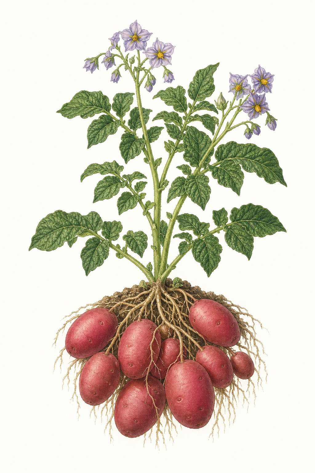 Botanical illustration of Red Norland