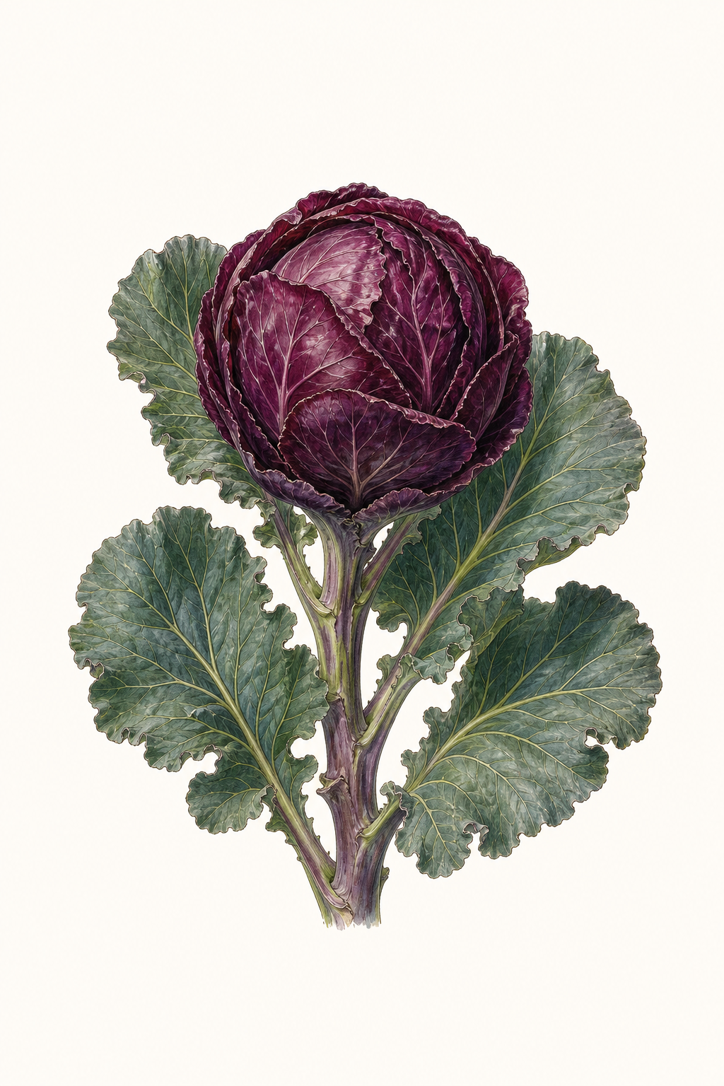 Botanical illustration of Ruby Perfection