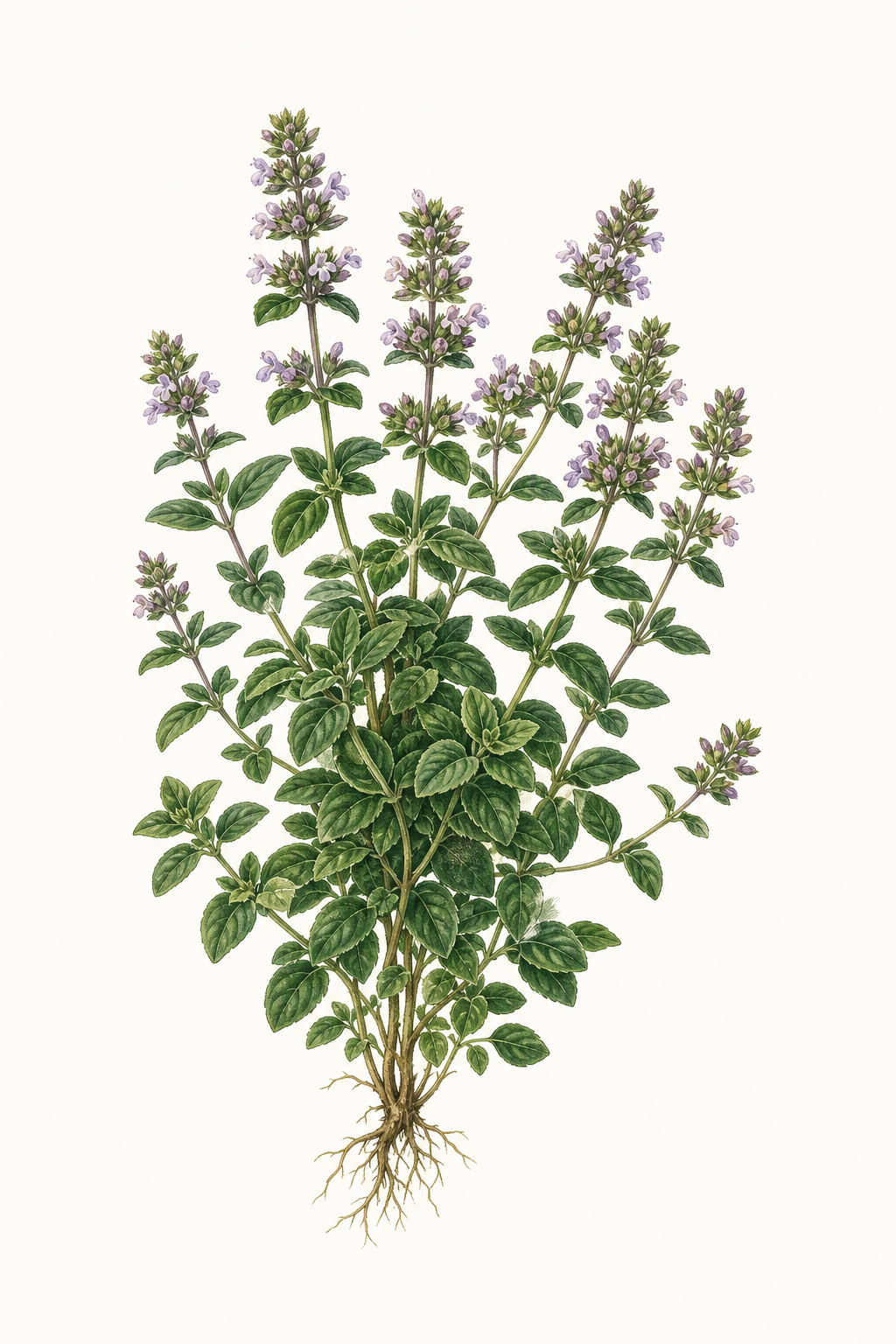 Botanical illustration of Italian Oregano