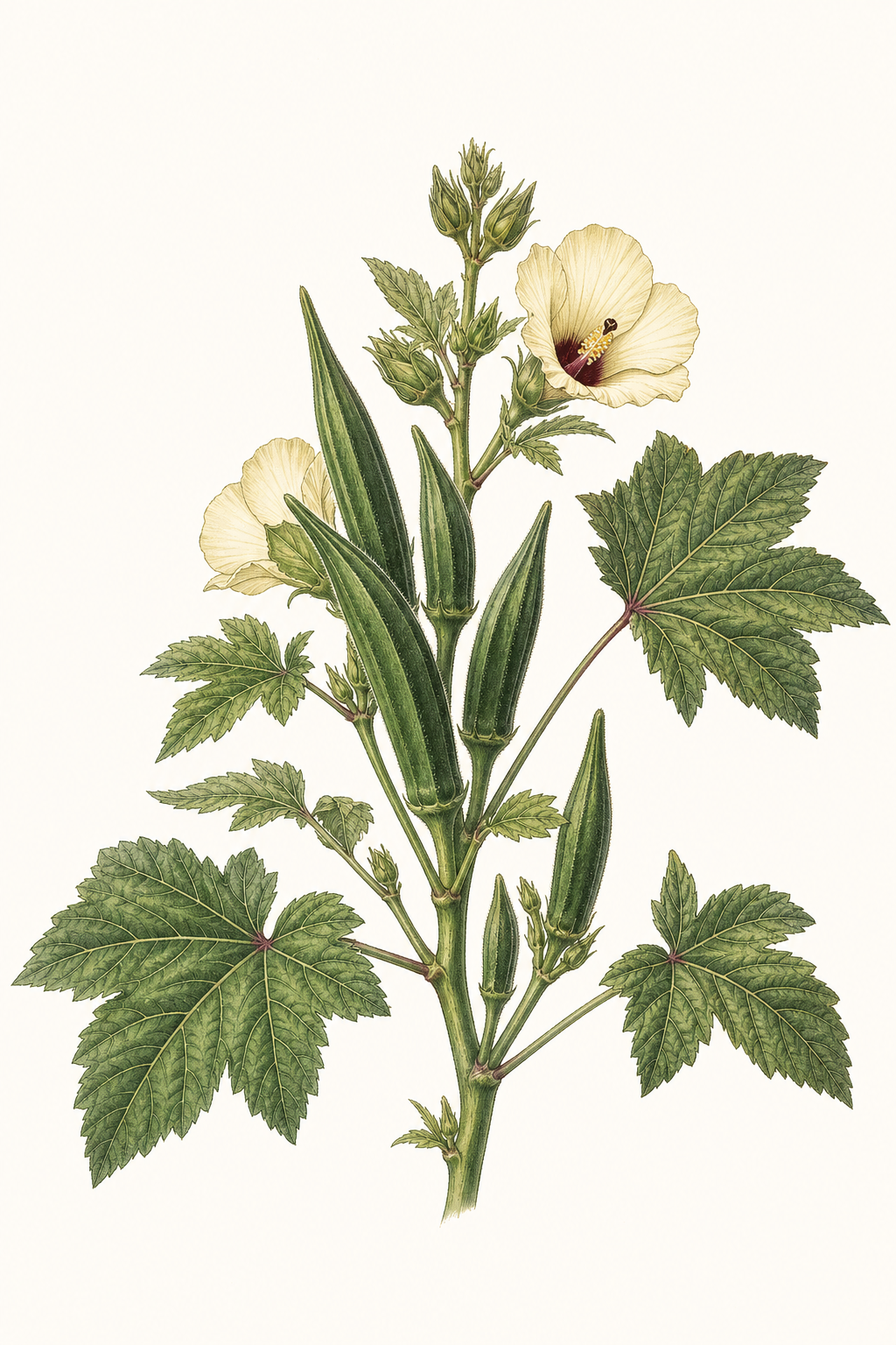 Botanical illustration of Bambino