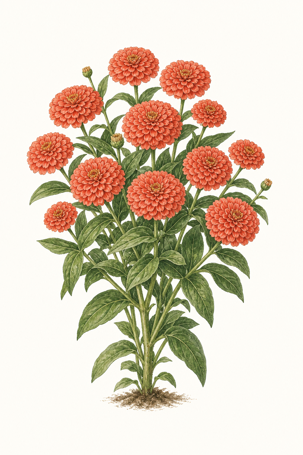 Botanical illustration of Magellan Coral