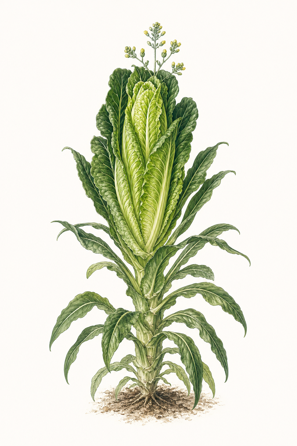 Botanical illustration of Kalura Cos