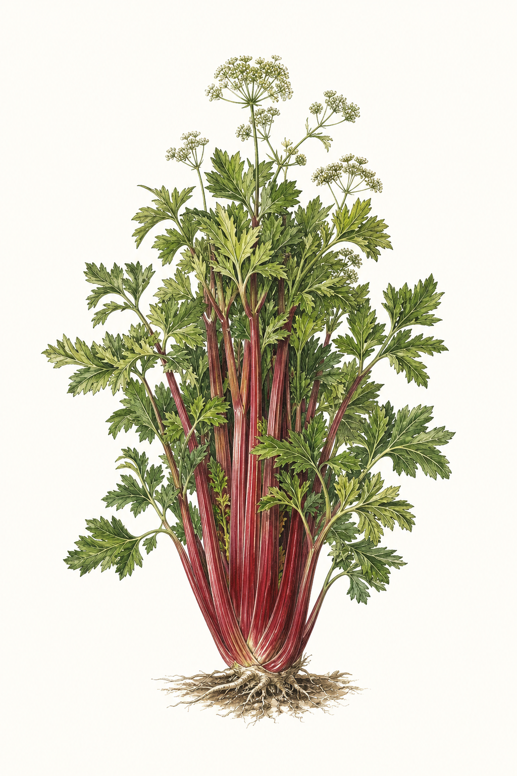 Botanical illustration of Giant Red