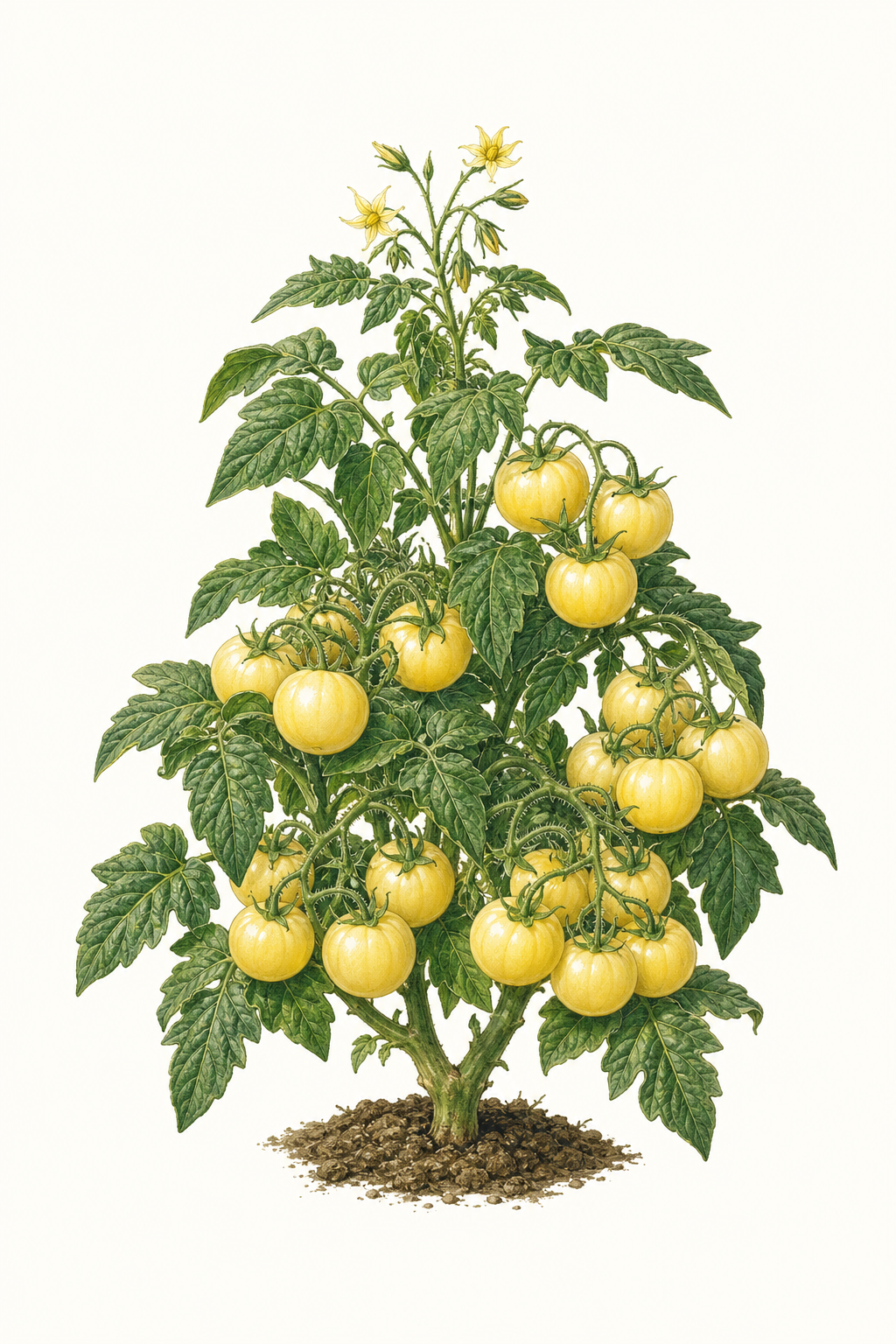 Botanical illustration of Dwarf Lemon Ice