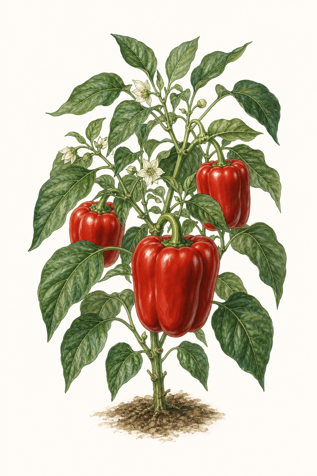 Botanical illustration of California Wonder