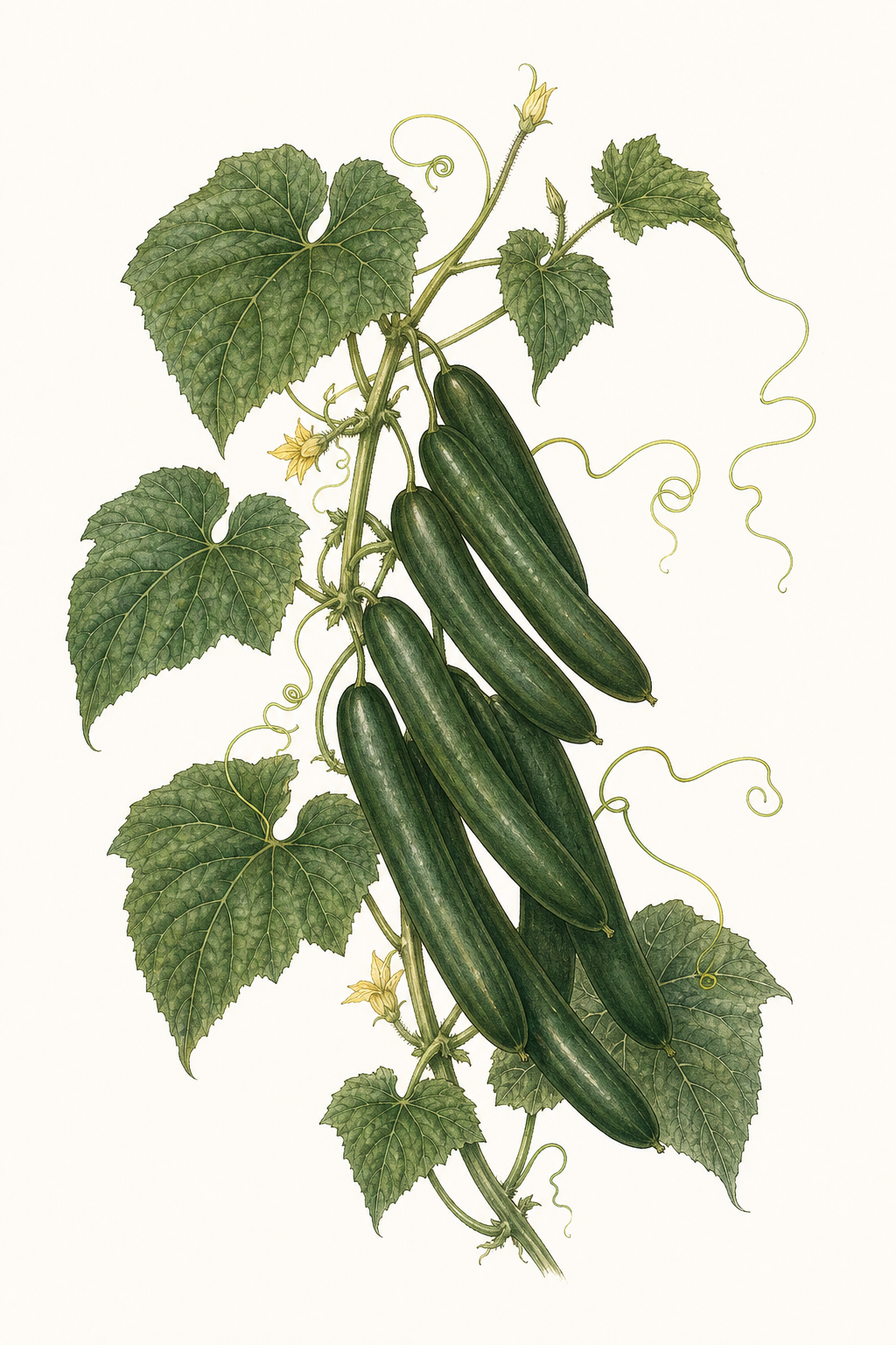 Botanical illustration of Manny