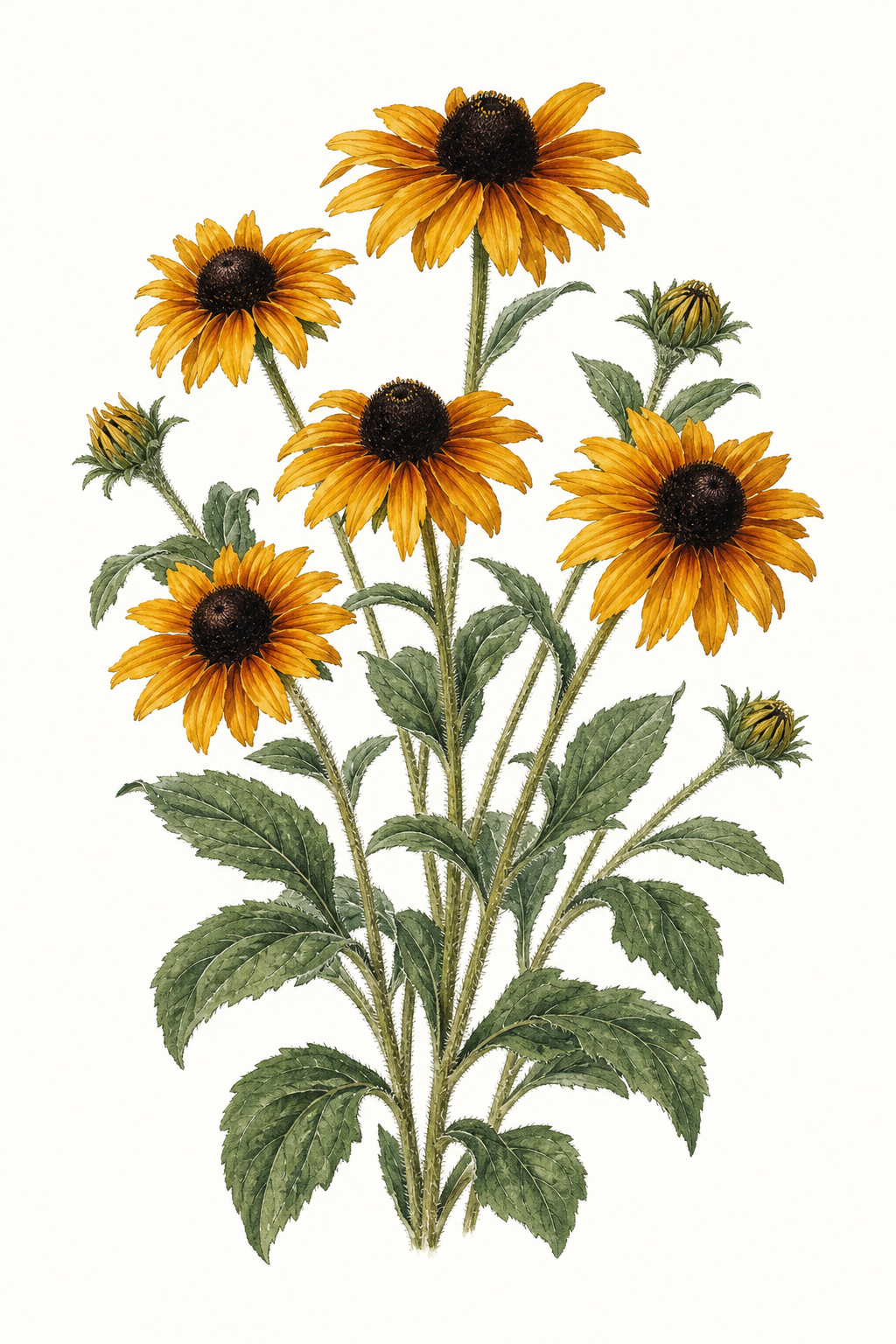 Botanical illustration of Maya