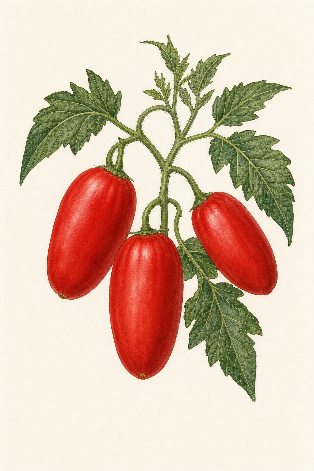Botanical illustration of Amish Paste