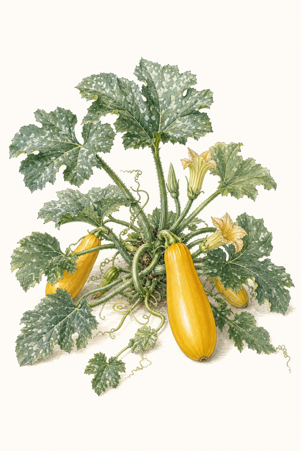 Botanical illustration of Golden Delight