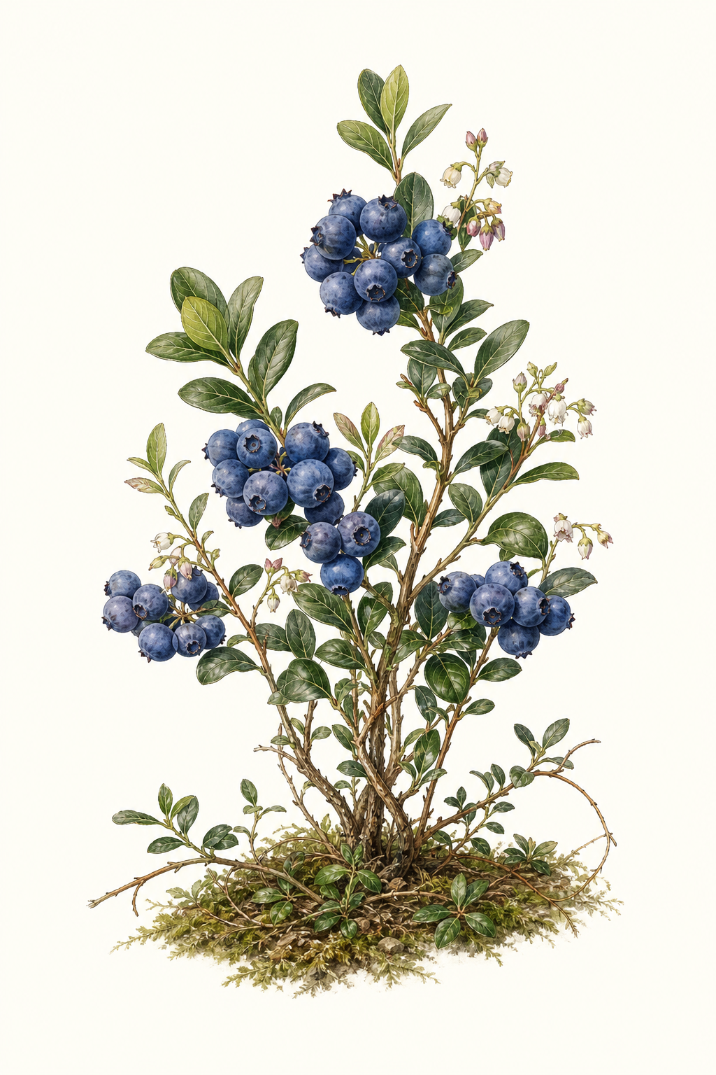 Botanical illustration of Blueray