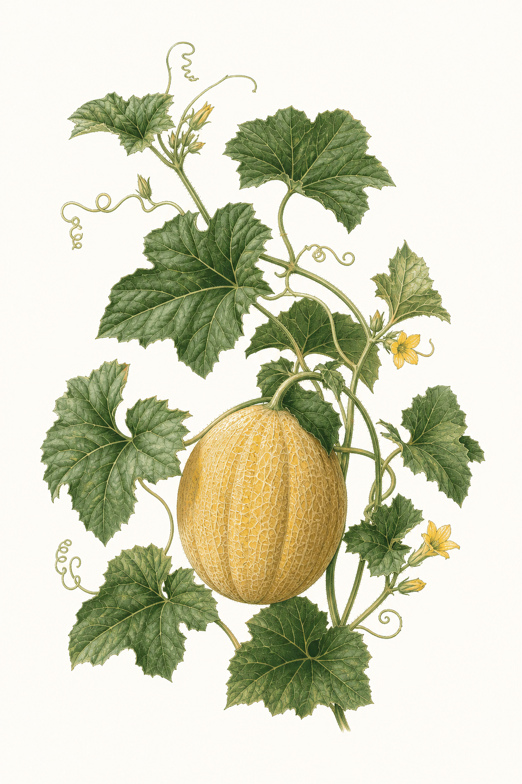 Botanical illustration of Orange Delight