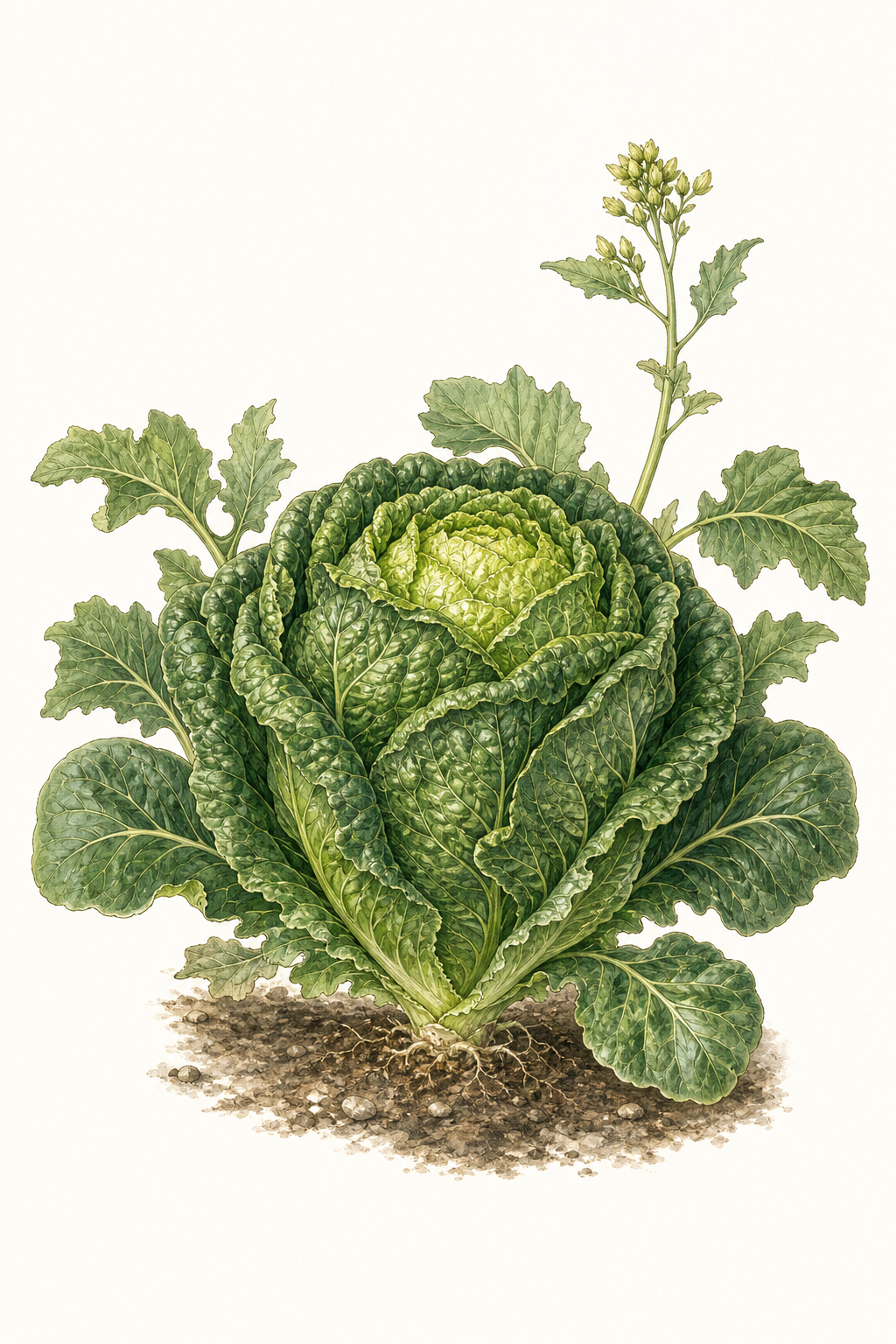 Botanical illustration of Saharan