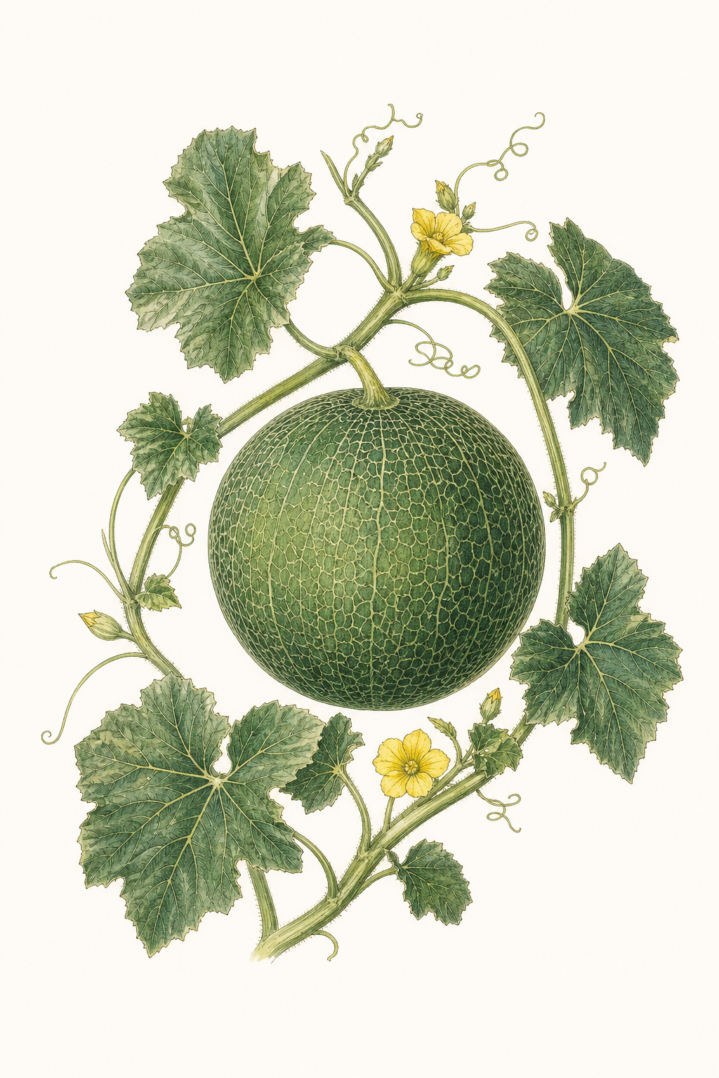 Botanical illustration of Emerald Gem