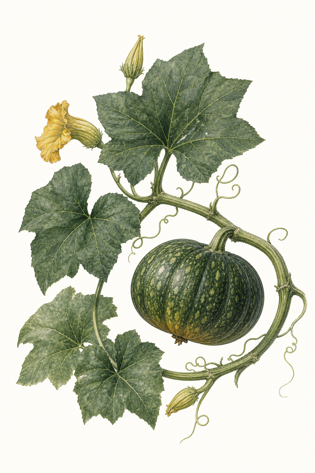 Botanical illustration of Thai Kang Kob