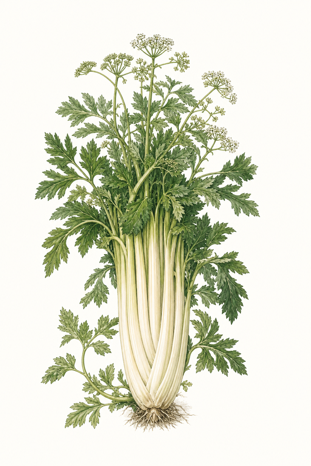 Botanical illustration of Beijing White