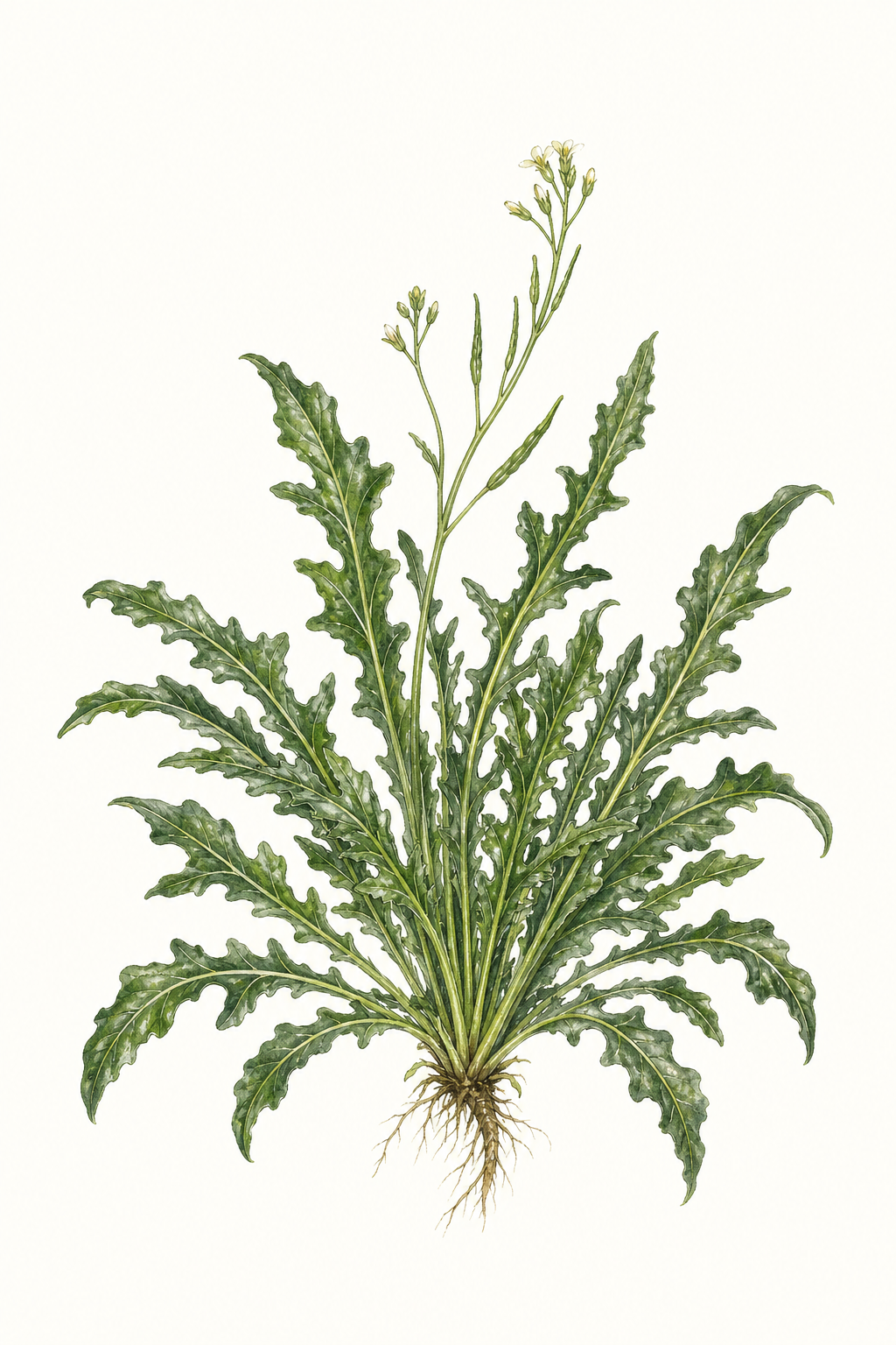 Botanical illustration of Arugula