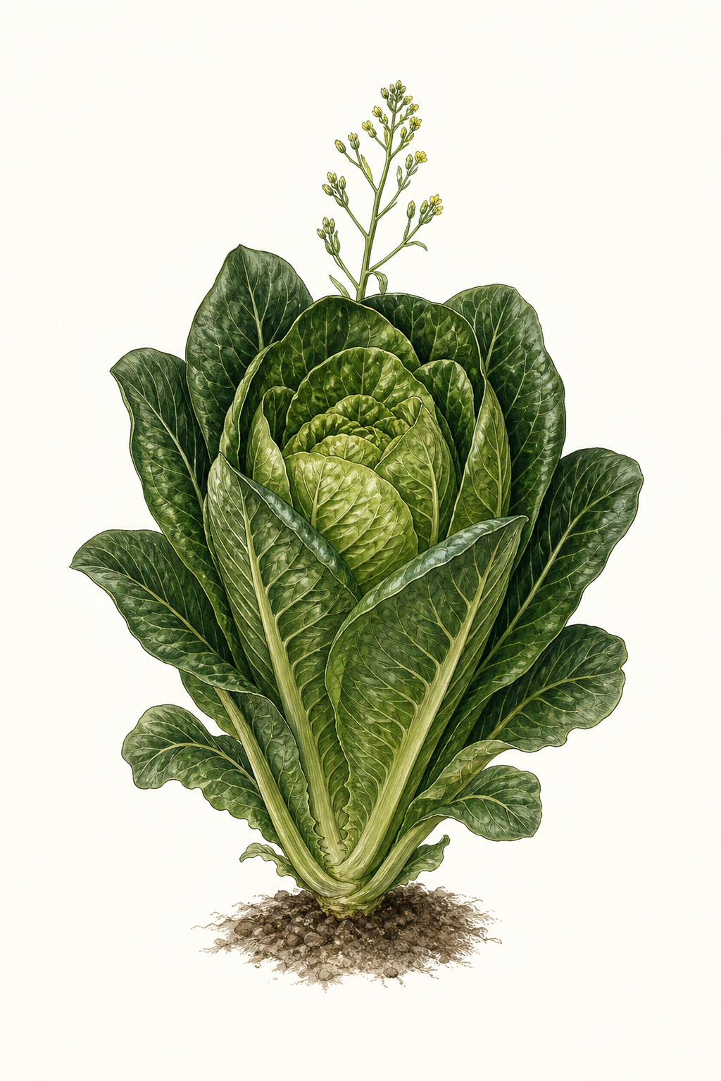 Botanical illustration of Little Gem Darky