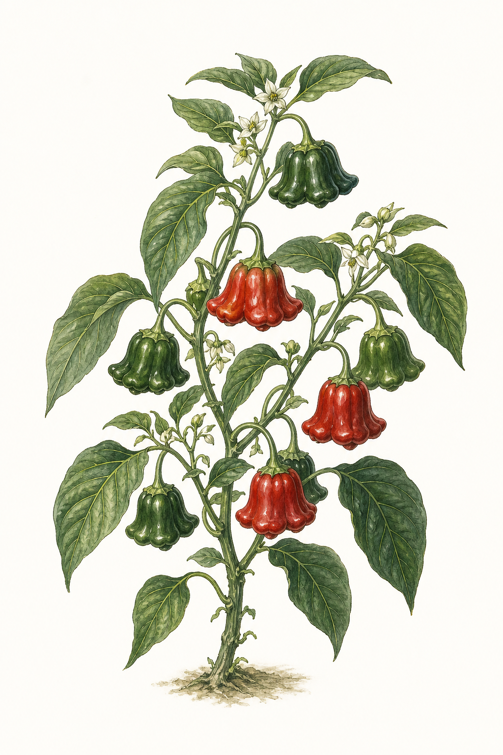 Botanical illustration of Bishop's Crown
