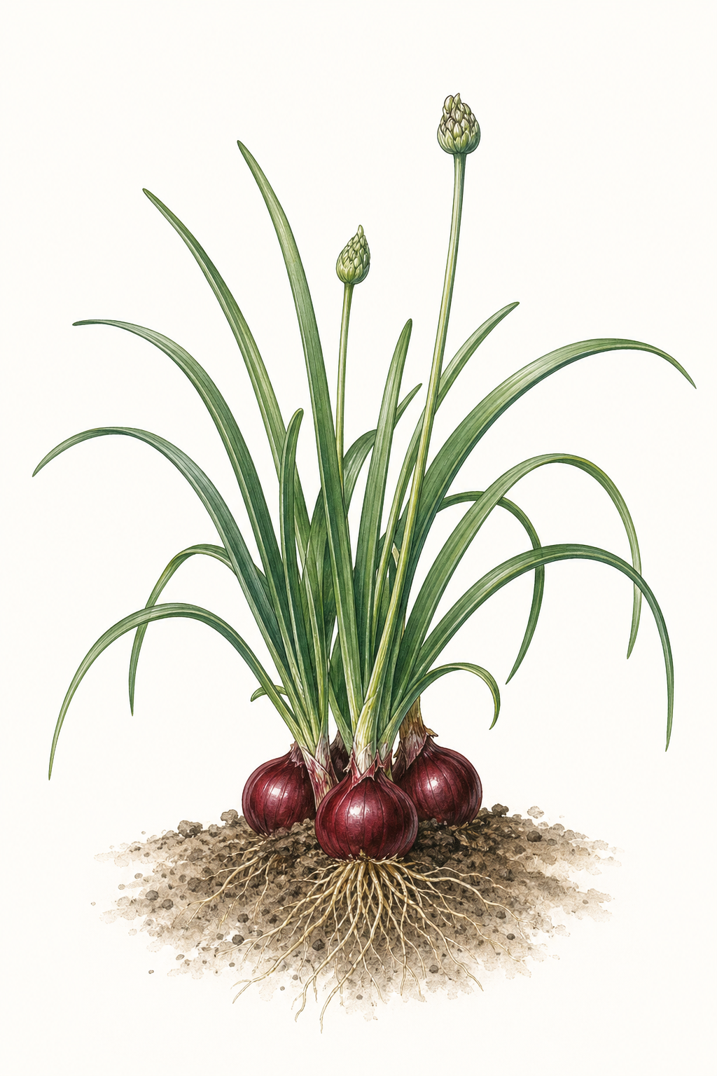 Botanical illustration of Red Marble