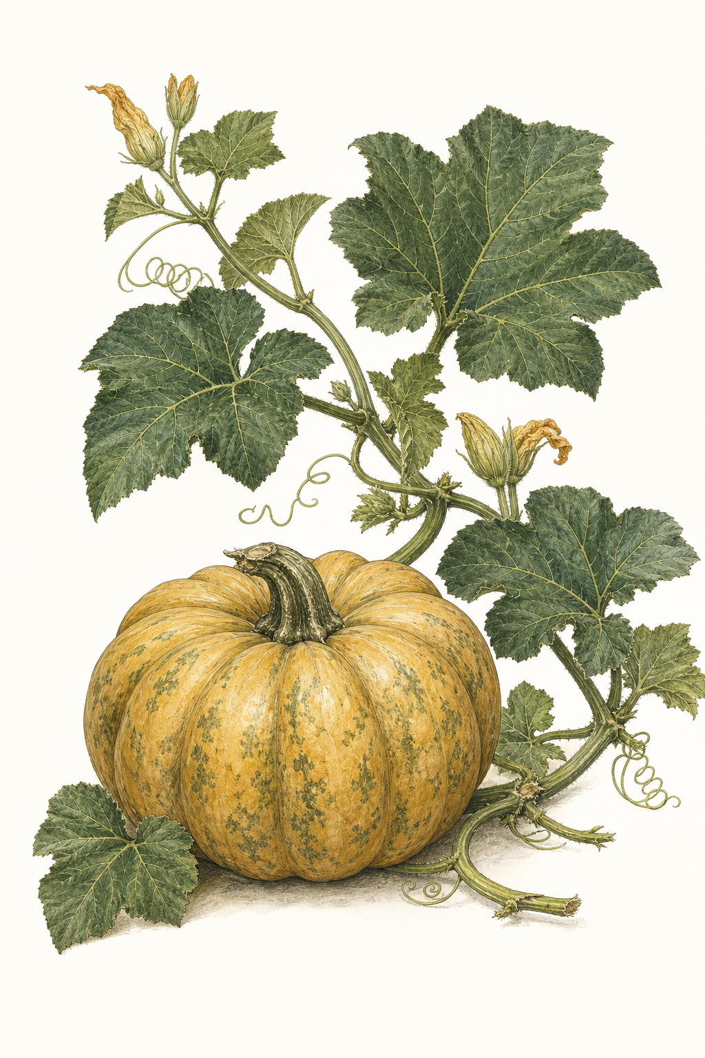 Botanical illustration of Autumn Delight