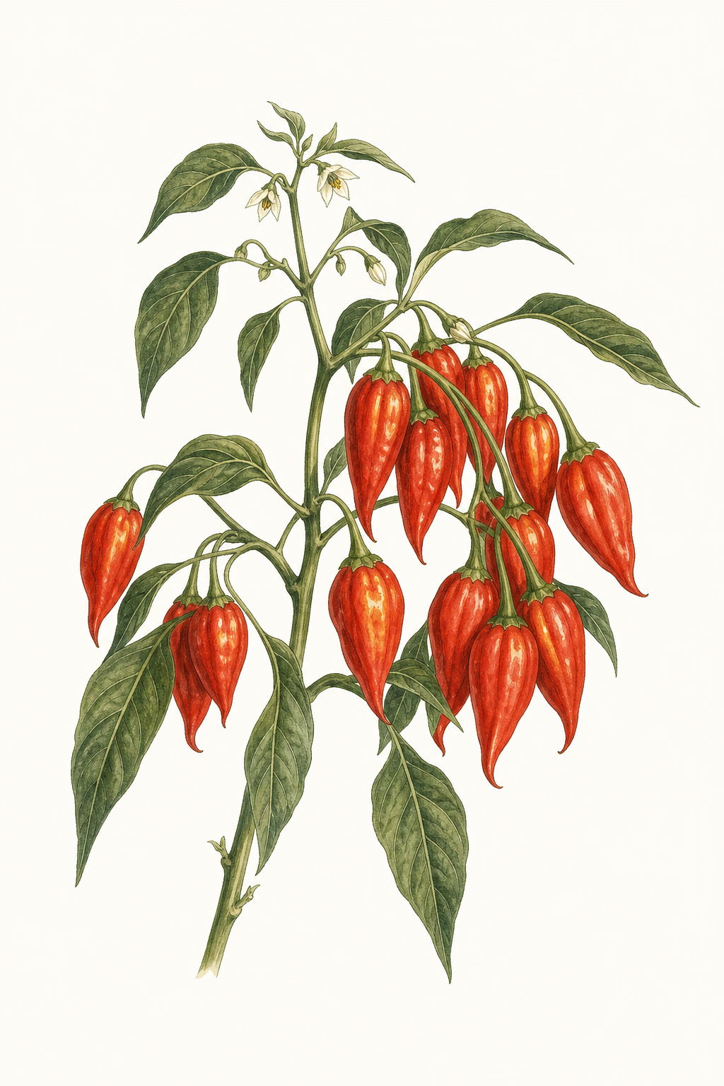 Botanical illustration of Aji Cito