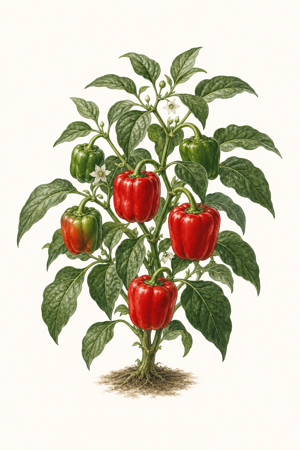 Botanical illustration of Bell Boy
