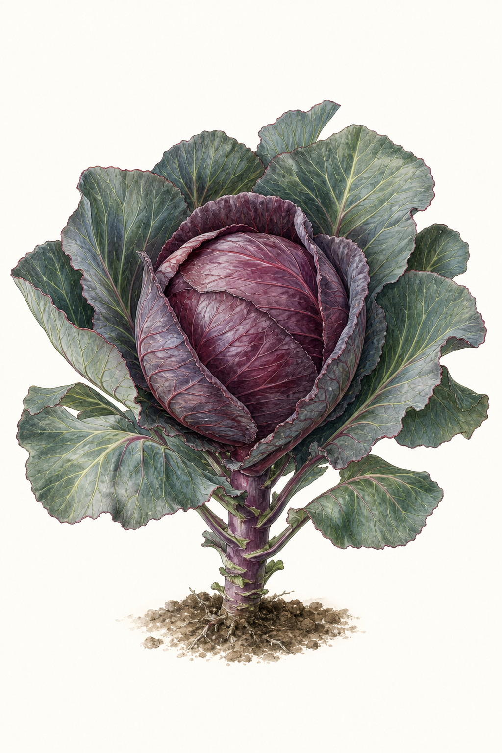 Botanical illustration of Super Red 80